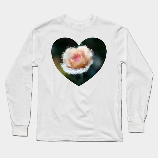 Rose heart Long Sleeve T-Shirt by ngmx